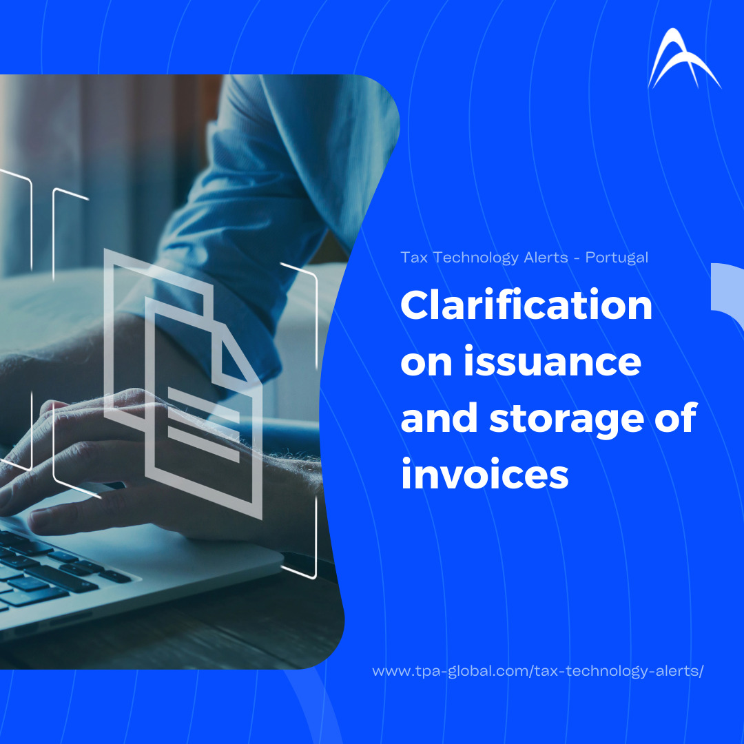 Clarification on issuance and storage of invoices