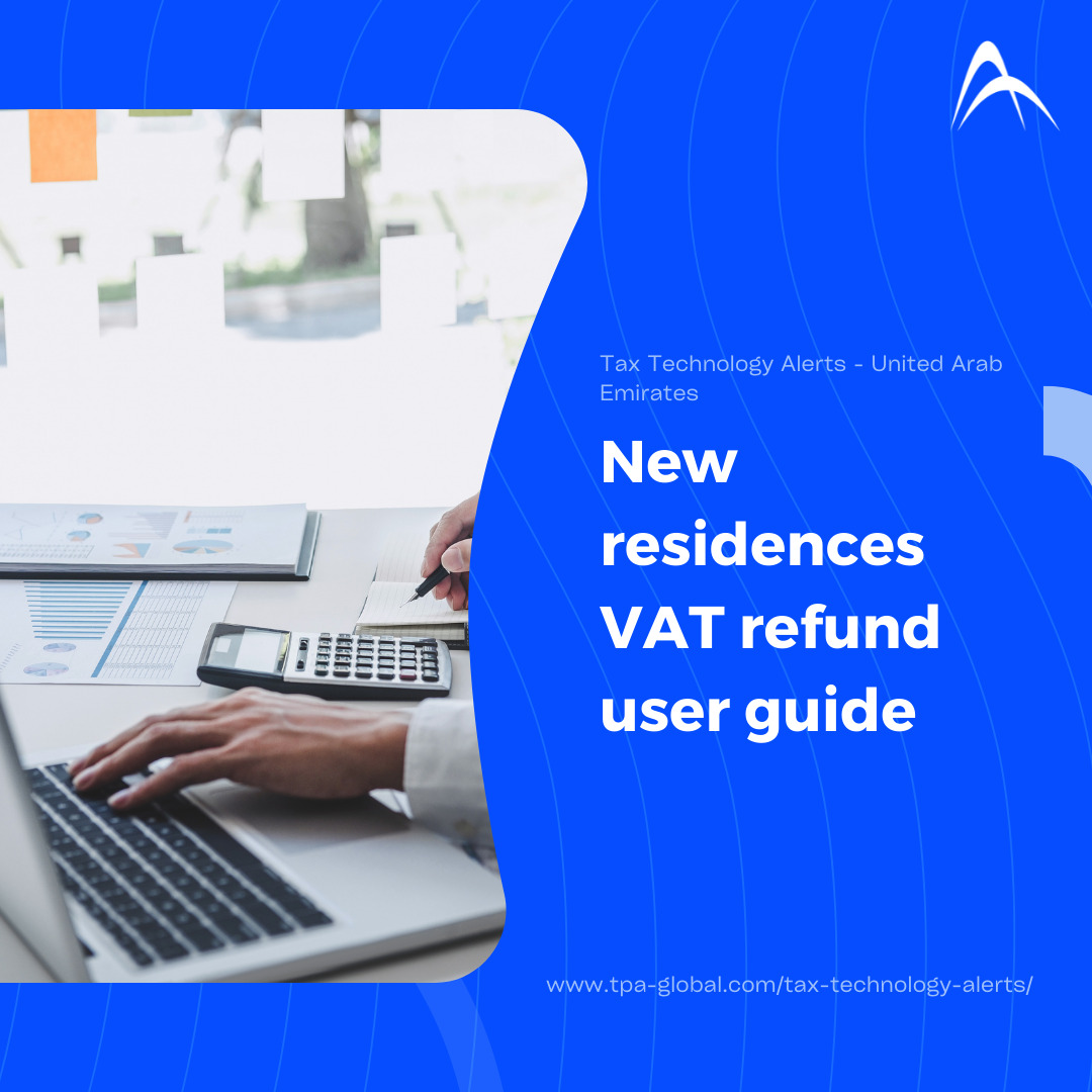 New residences VAT refund user guide