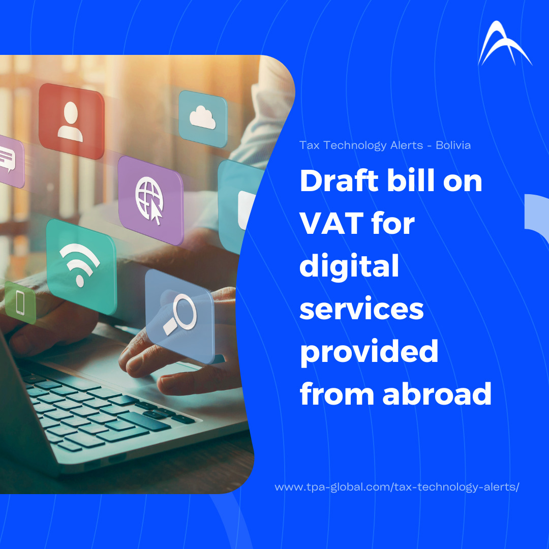 Draft Bill on VAT for Digital Services Provided from Abroad