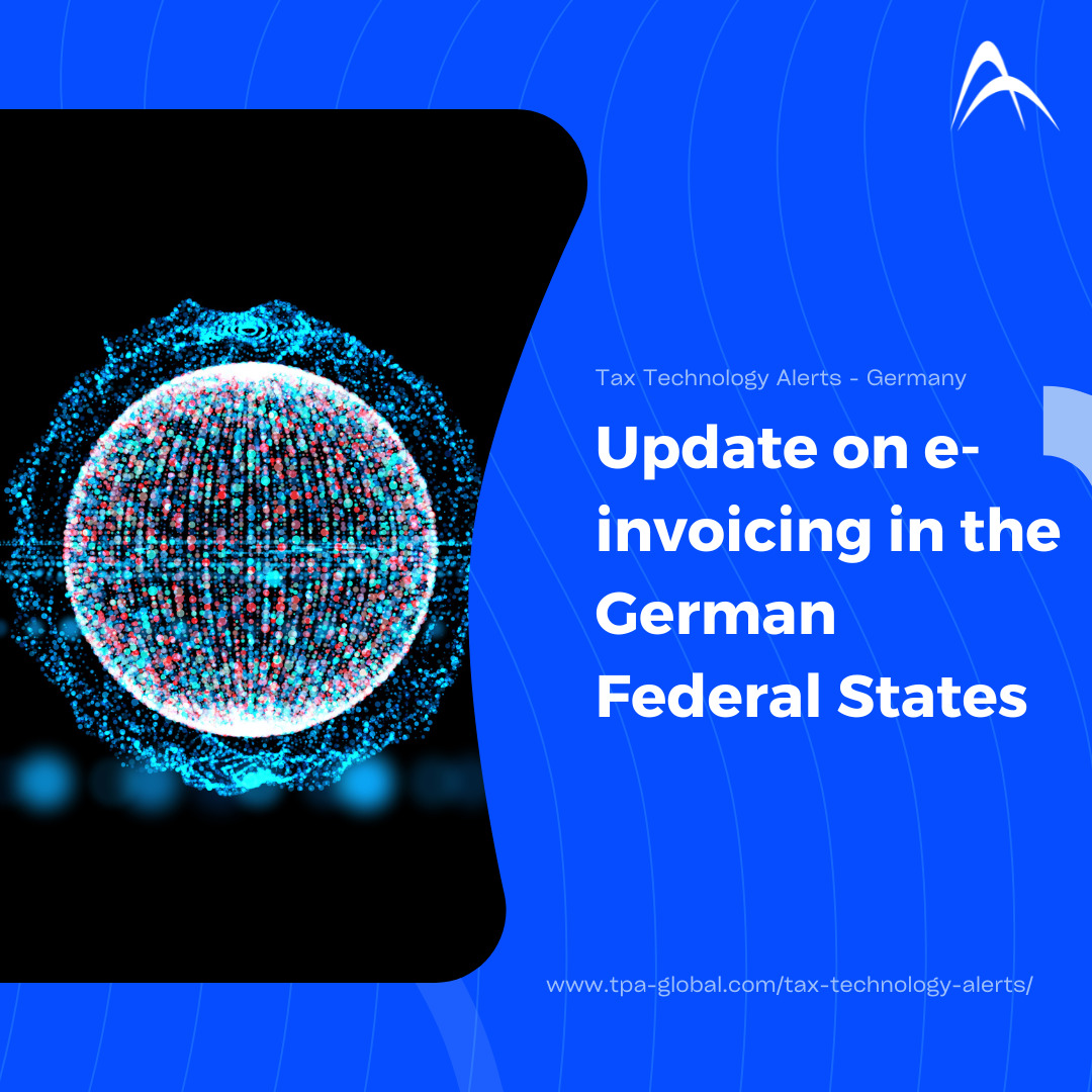 Update on e-invoicing in the German Federal States