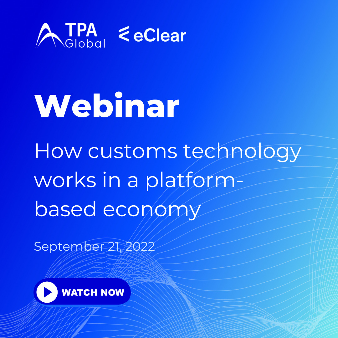 How customs technology works in a platform-based economy