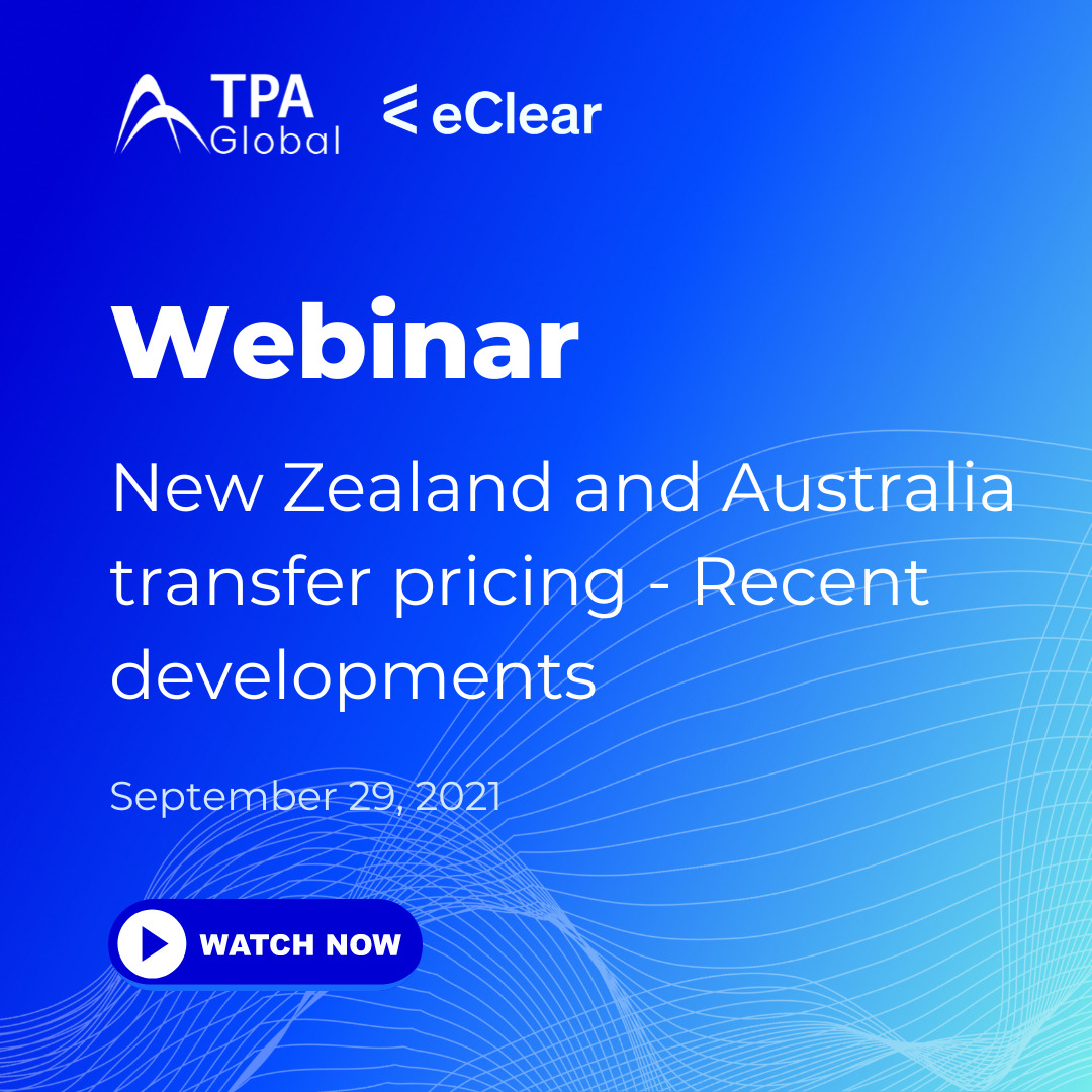 New Zealand and Australia transfer pricing - Recent developments