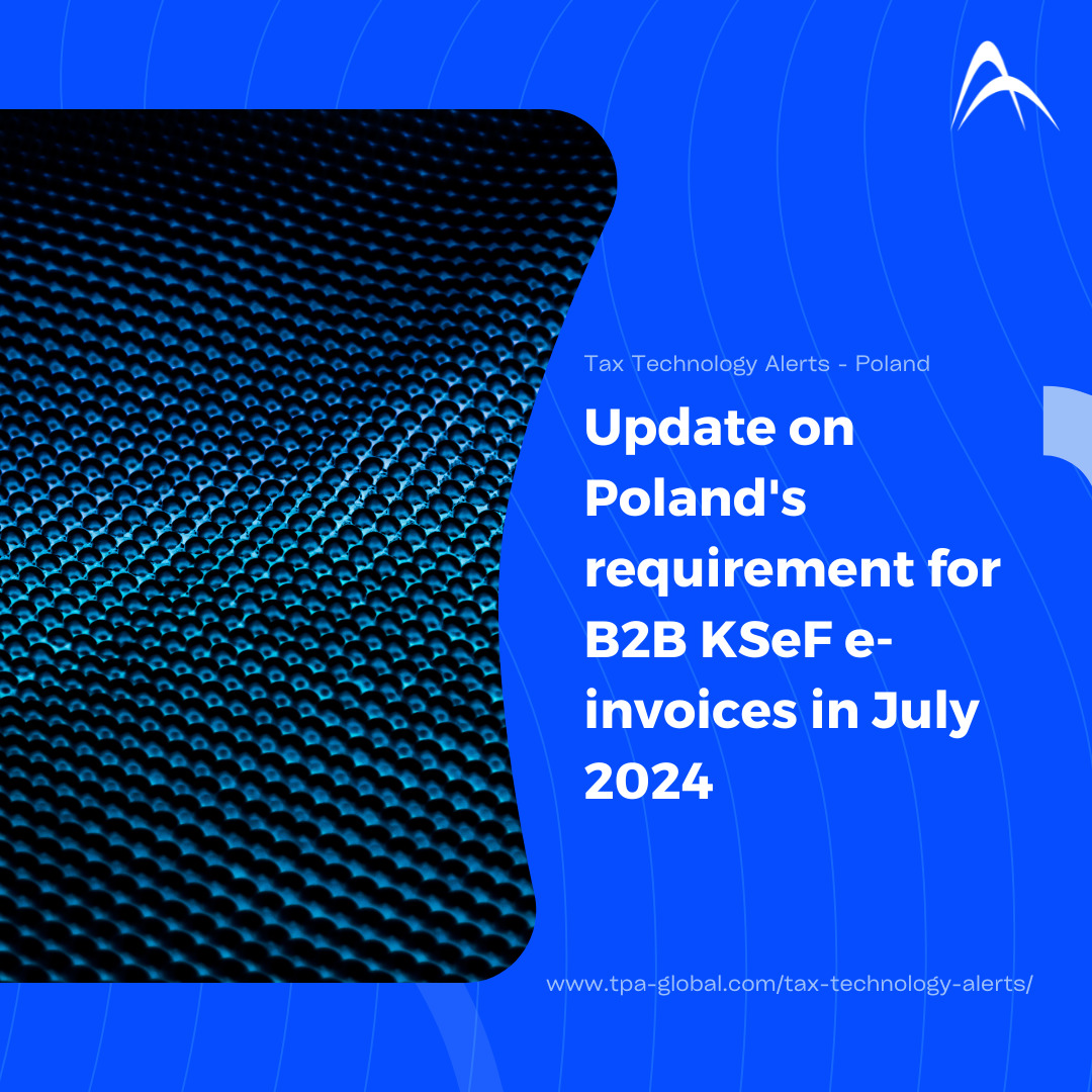 Green light for Mandatory E-Invoicing in Poland from 2023